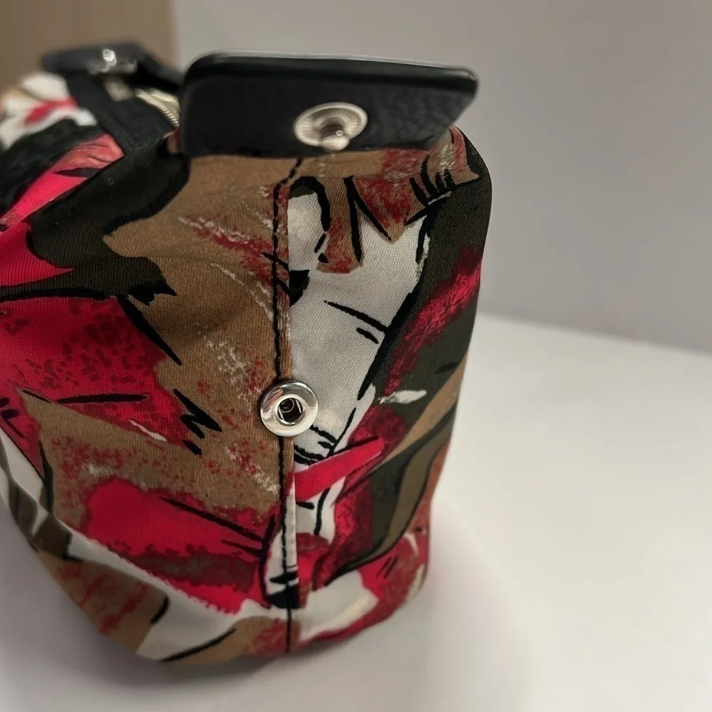 Marc Jacobs Nylon Multi Print Zip Top Makeup Clutch Pouch